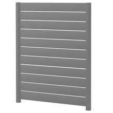 6" Horizontal Slat Aluminum Fence