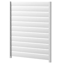 6" Horizontal Slat Aluminum Fence
