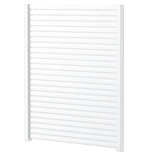 2-1/2" Horizontal Slat Aluminum Fence