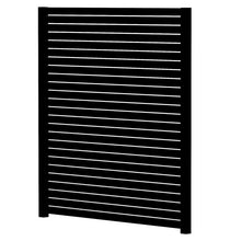 2-1/2" Horizontal Slat Aluminum Fence
