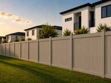Sandstone 96"W X 72"H Full Privacy Fence.