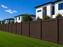 Weathered Oak 72"W X 72"H Full Privacy Fence
