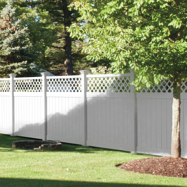 VINYL LATTICE TOP PRIVACY FENCE 96W X72H – MR VINYL PRODUCTS